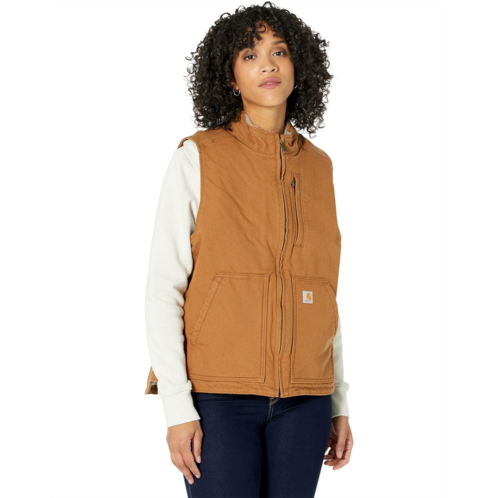 Womens Carhartt OV277 Sherpa Lined Mock Neck Vest