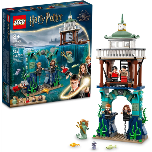 LEGO Harry Potter Triwizard Tournament: The Black Lake Building Toy 76420 - Goblet of Fire Toy Set with Harry, Hermione, and Ron Mini Figures, Magical Collection Set, Great Gift fo