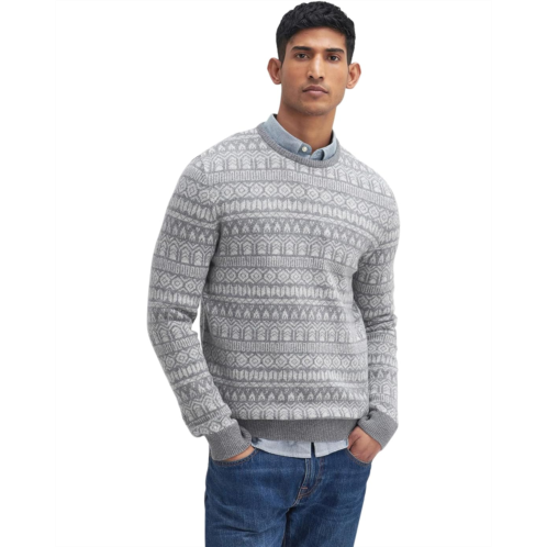 Mens Barbour Barbour Stonebeck Fair Isle Crew Neck Sweater