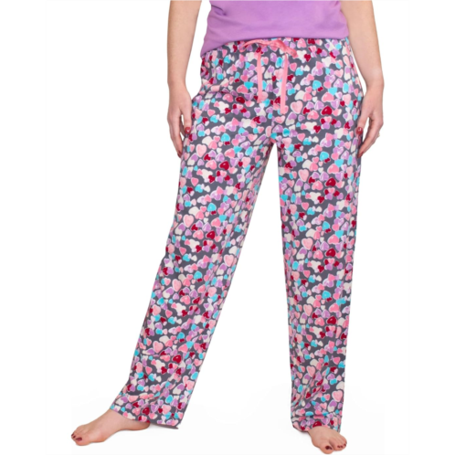 Womens HUE Printed Knit Long Pajama Sleep Pant