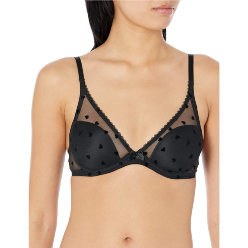 Journelle Victoire Flocked Hearts Plunge Bra