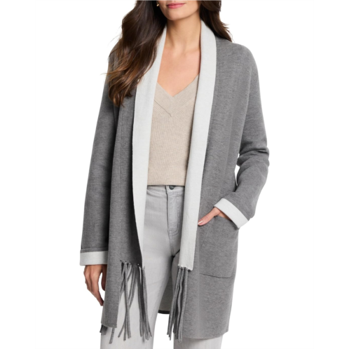 Womens NICZOE Cool Nights Reversible Fringe Jacket