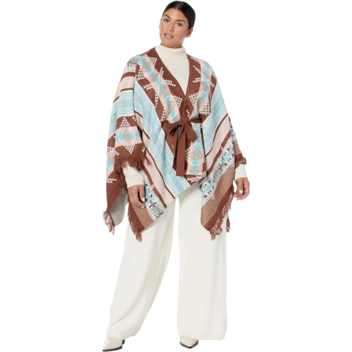 Rock and Roll Cowgirl Poncho with Belt RRWT95R04T