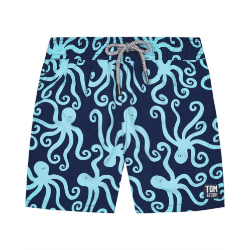 Tom & Teddy Octopus Swim Trunks (Little Kids/Big Kids)