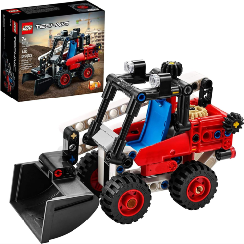 LEGO Technic Skid Steer Loader 42116 Model Building Kit for Kids Who Love Toy Construction Trucks, New 2021 (139 Pieces)