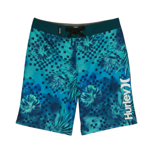 Hurley Kids Floral Checkered Boardshorts (Big Kids)