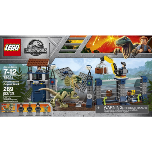 LEGO Jurassic World Dilophosaurus Outpost Attack 75931 Building Kit