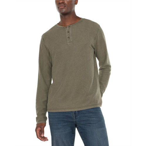 Liverpool Los Angeles Long Sleeve Henley Knit Jacquard