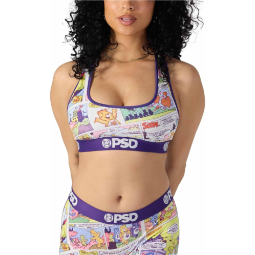 Womens PSD Carebear Comic Sport Bra