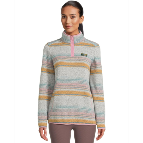 L.L.Bean Sweater Fleece Pullover Print