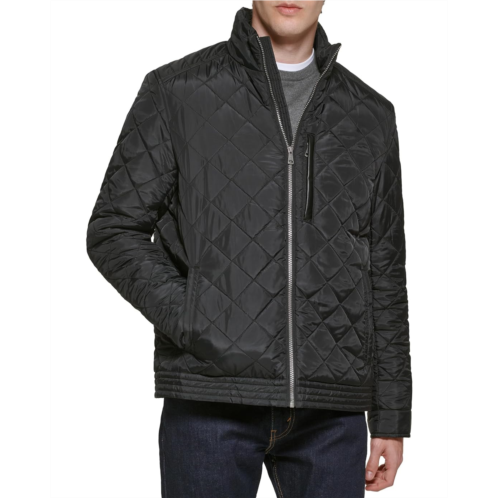 Cole Haan Quilted Jacket With Faux Sherpa Lining