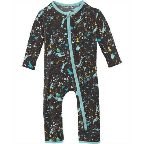 Kickee Pants Kids Print Coverall with Two-Way Zipper (Infant)