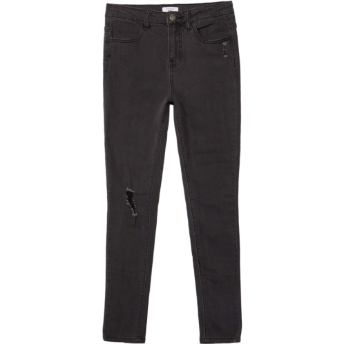 COTTON ON Free Sally Skinny Jeans in Washed Black Rip and Repair (Big Kids)