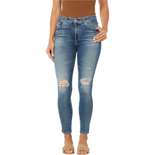 AG Jeans Farrah High-Rise Skinny Ankle in 15 Years Mural