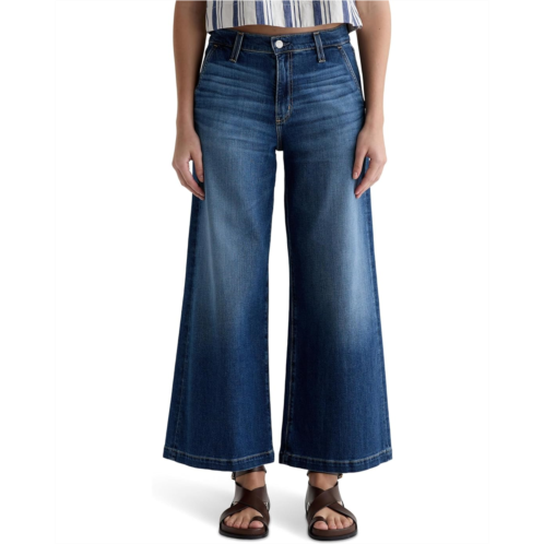 Womens AG Jeans Stella Mid-Rise Ankle Palazzo Jeans in Indigo Shade