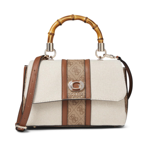 GUESS Kerima Bamboo Top Handle Flap