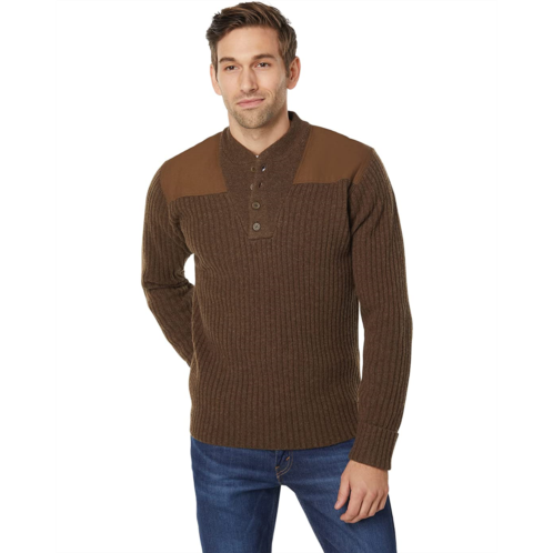 L.L.Bean Mens LLBean Commando Fatigue Henley Sweater