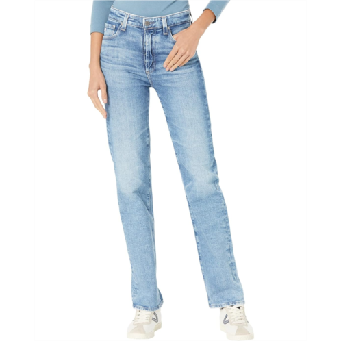 AG Jeans Alexxis Vintage High-Rise Straight in Vapor Wash Paramount