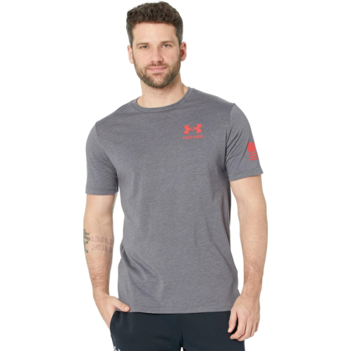 Mens Under Armour New Freedom Flag T-Shirt