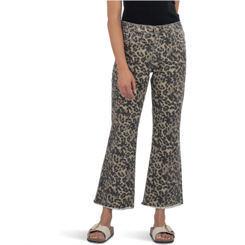 Womens KUT from the Kloth Kelsey High Rise Ankle Flare With Raw Hem