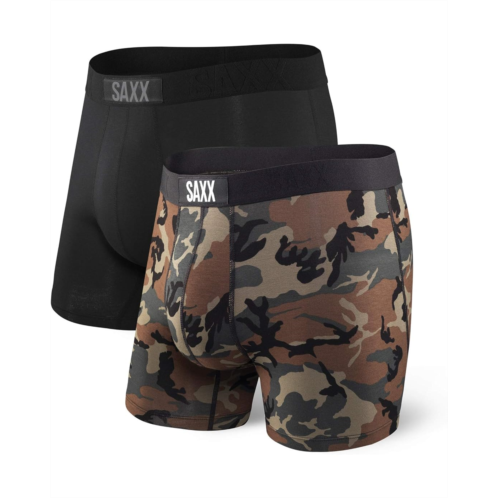 Mens SAXX UNDERWEAR Vibe Boxer Brief 2-Pack