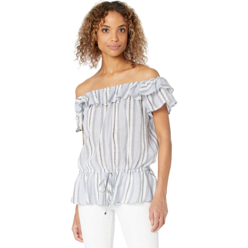 Michael Michael Kors Off-Shoulder Ruffle Top