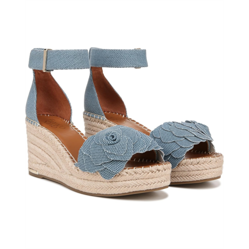 Franco Sarto Clemens Jute Wrapped Espadrille Wedge Heel Sandals