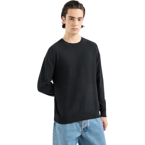 Mens Armani Exchange Combed Cotton Sweater