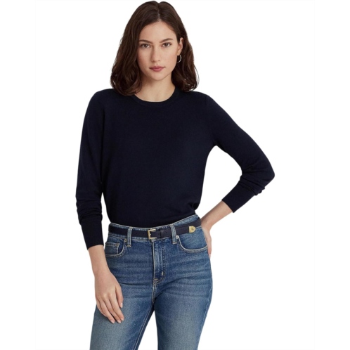 POLO RALPH LAUREN Womens Lauren Ralph Lauren Cotton-Blend Sweater