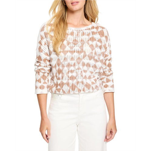 NICZOE Textured Diamond Sweater