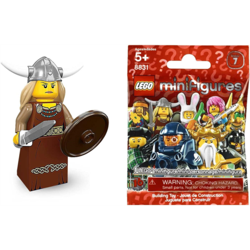 Lego Series 7 Viking Woman Mini Figure