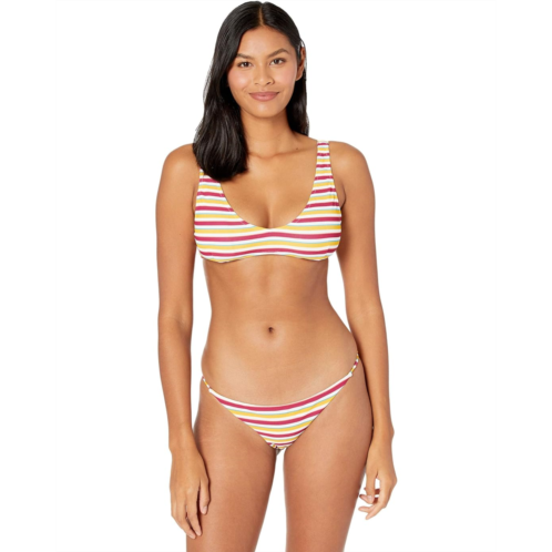 Volcom Stripe While Haute V-Neck Top