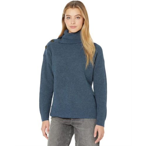 Madewell Button-Shoulder Turtleneck Sweater