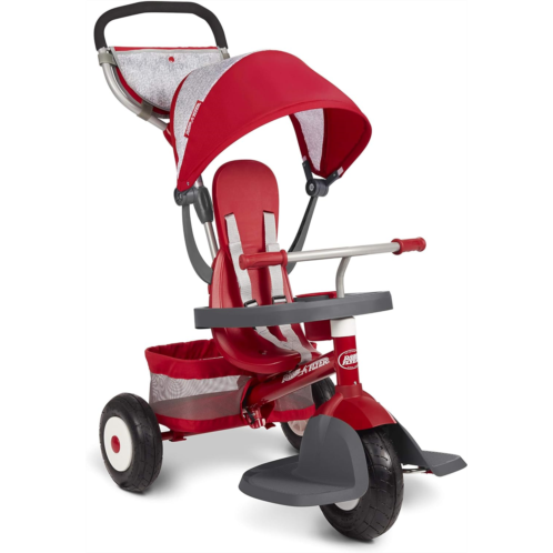 Radio Flyer Ultimate All-Terrain Stroll N Trike, Kids and Toddler Tricycle, Red Toddler Bike, For Ages 9 Months - 5 Years, Air Tire