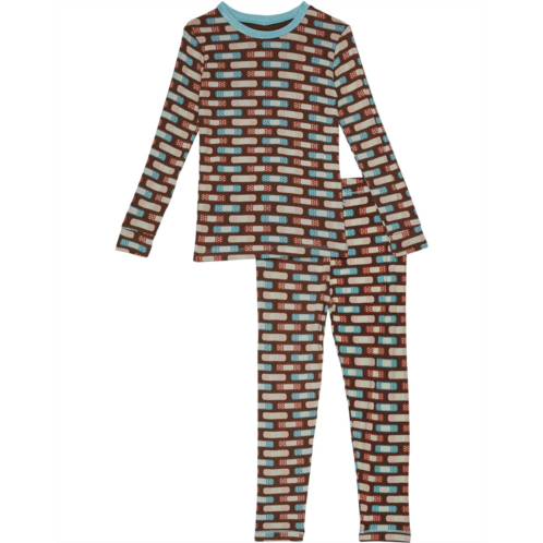 Kickee Pants Kids Long Sleeve Pajama Set (Big Kids)