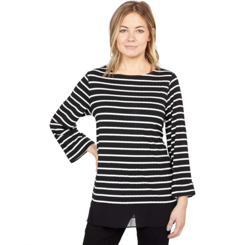 Vince Camuto Long Sleeve Knit Stripe Tunic