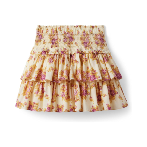 Janie and Jack Floral Smock Skirt (Big Kids)