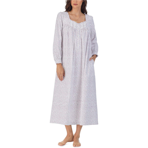 Womens Eileen West Cotton Flannel Long Sleeve Ballet Gown