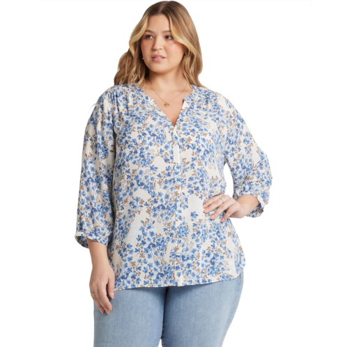 Womens NYDJ Pintuck Blouse