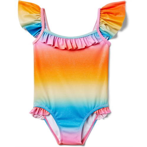 Janie and Jack Ombre Floral Onepiece Swim (Toddler/Little Kids/Big Kids)