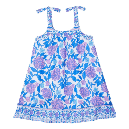 Vineyard Vines Kids Hydrangea Block Print Dress (Toddler/Little Kids/Big Kids)