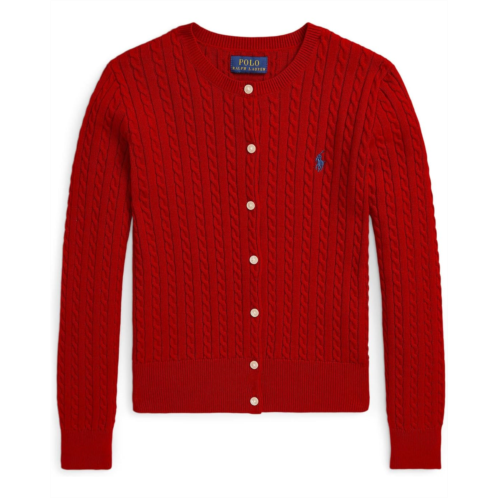 Polo Ralph Lauren Kids Mini-Cable Cotton Cardigan (Big Kid)