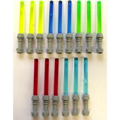 LEGO Star Wars - 15X Lightsaber in 5 Colours
