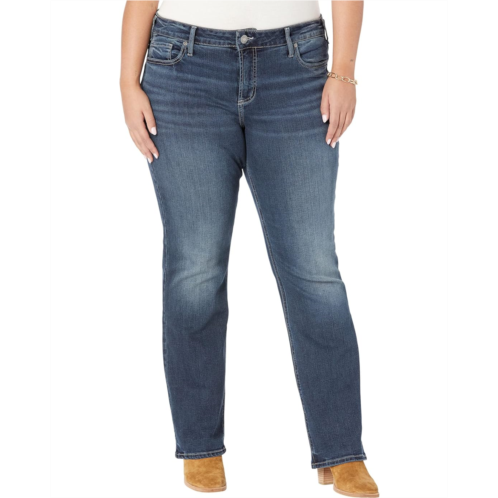Silver Jeans Co. Silver Jeans Co Plus Size Elyse Mid-Rise Slim Bootcut Jeans W03607EDB445