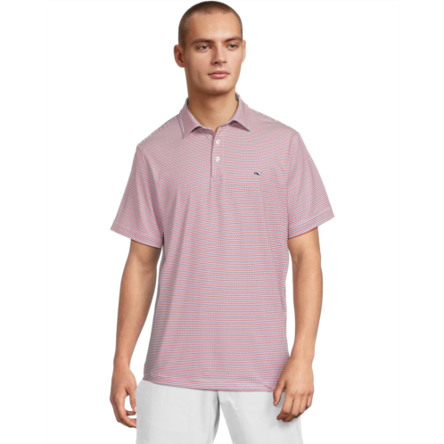 Mens Vineyard Vines Printed Sankaty Polo