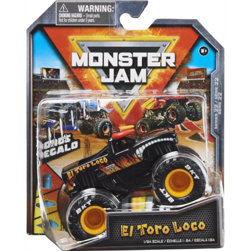 Monster Jam 2022 Spin Master 1:64 Diecast Truck with Bonus Accessory: Legacy Trucks El Toro Loco