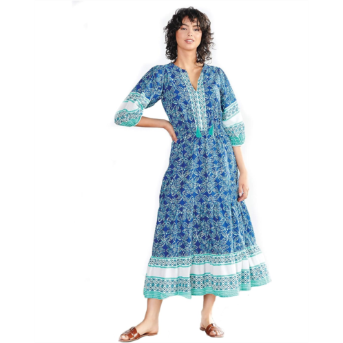 Womens Hatley Celine Maxi Dress - Starburst Batik