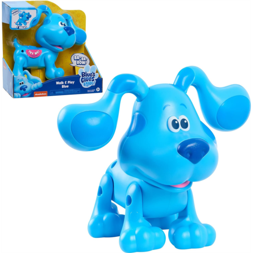 Just Play Blues Clues & You! Walk & Play Blue, Walking and Barking Interactive Pet, Special Glittery Paw Print