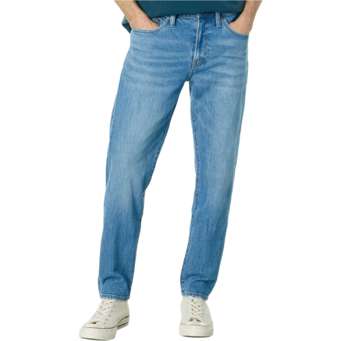 Mens Madewell Relaxed Taper Jeans in Mainshore Wash