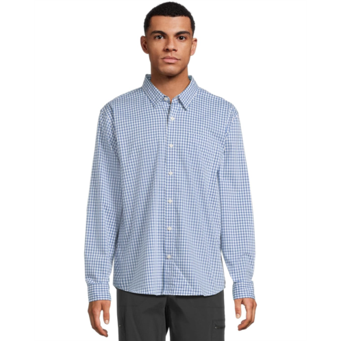 L.L.Bean Mens LLBean Comfort Stretch Performance Shirt Long Sleeve Slightly Fitted Plaid